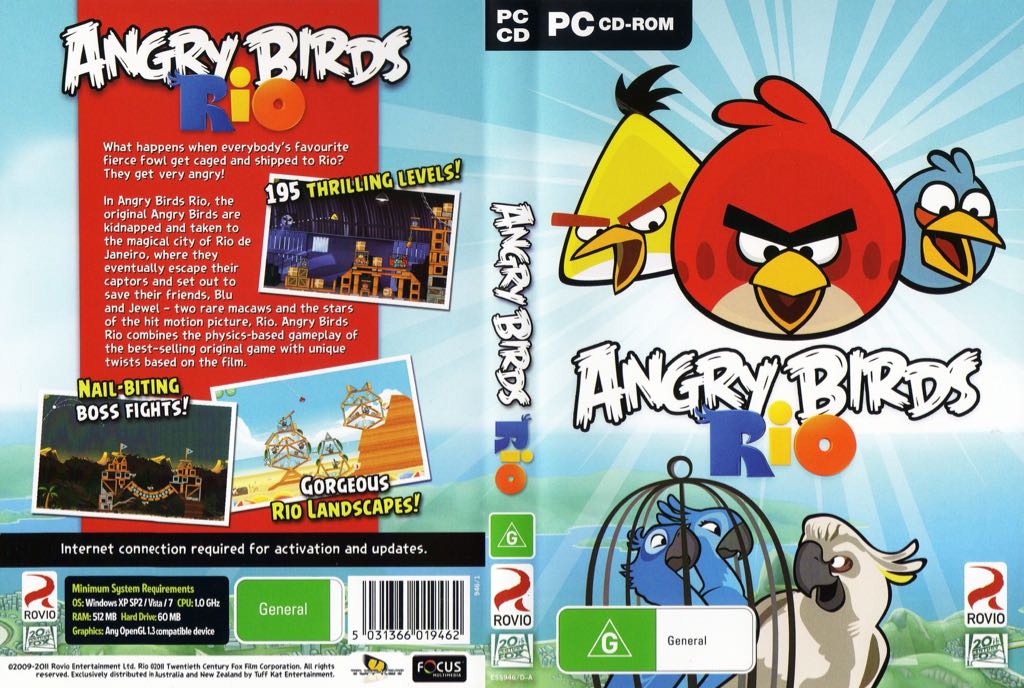 Angry Birds Rio - PC (Rovio Entertainment) video game collectible - Main Image 2