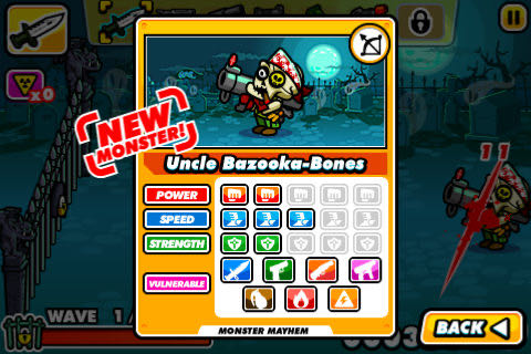 Monster Mayhem - Apple iOS video game collectible - Main Image 2