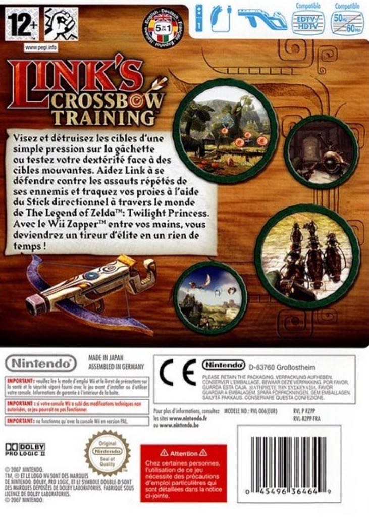 Link’s Crossbow Training - Nintendo Wii (Nintendo - 1) video game collectible [Barcode 045496364656] - Main Image 2