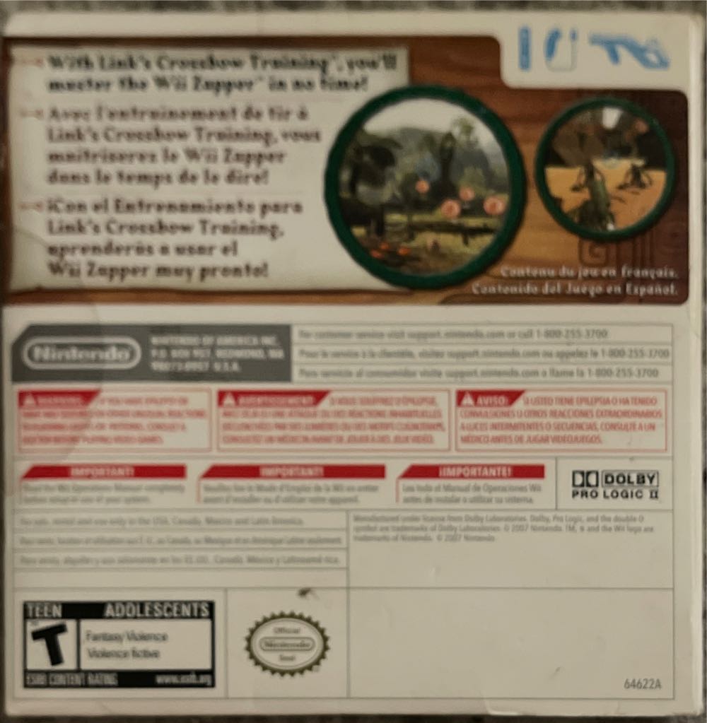 Link’s Crossbow Training - Nintendo Wii video game collectible - Main Image 2