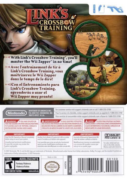 Link’s Crossbow Training - Nintendo Wii (Nintendo - 1) video game collectible - Main Image 2