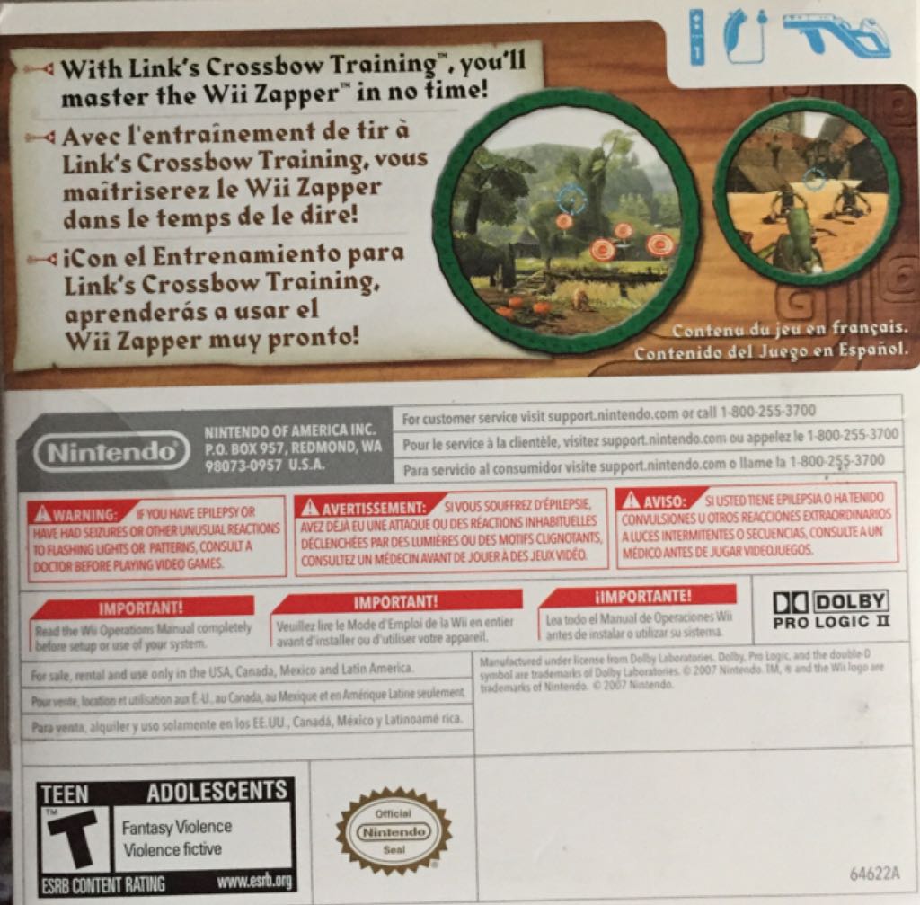 Link’s Crossbow Training - Nintendo Wii (Nintendo) video game collectible - Main Image 2
