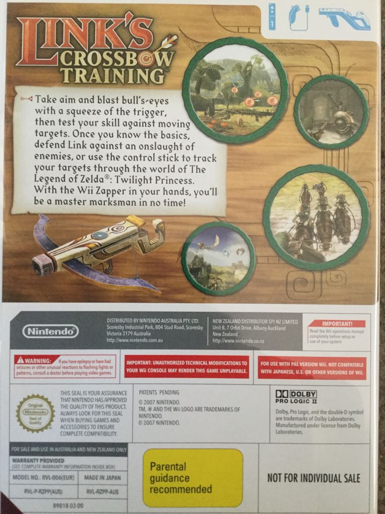 Link’s Crossbow Training - Nintendo Wii (Nintendo - 1) video game collectible - Main Image 2