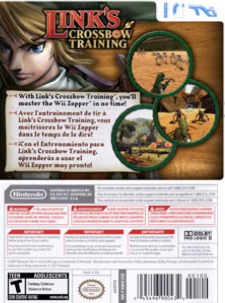 Link’s Crossbow Training - Nintendo Wii video game collectible - Main Image 2