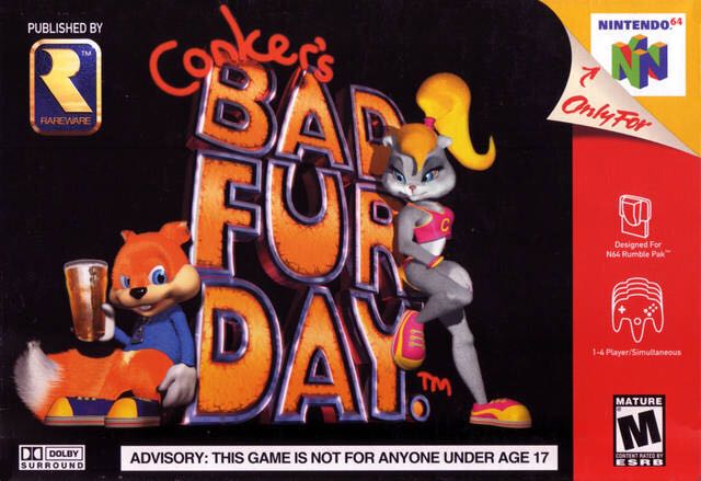 Conker’s Bad Fur Day C/O - Nintendo 64 (N64) video game collectible - Main Image 1