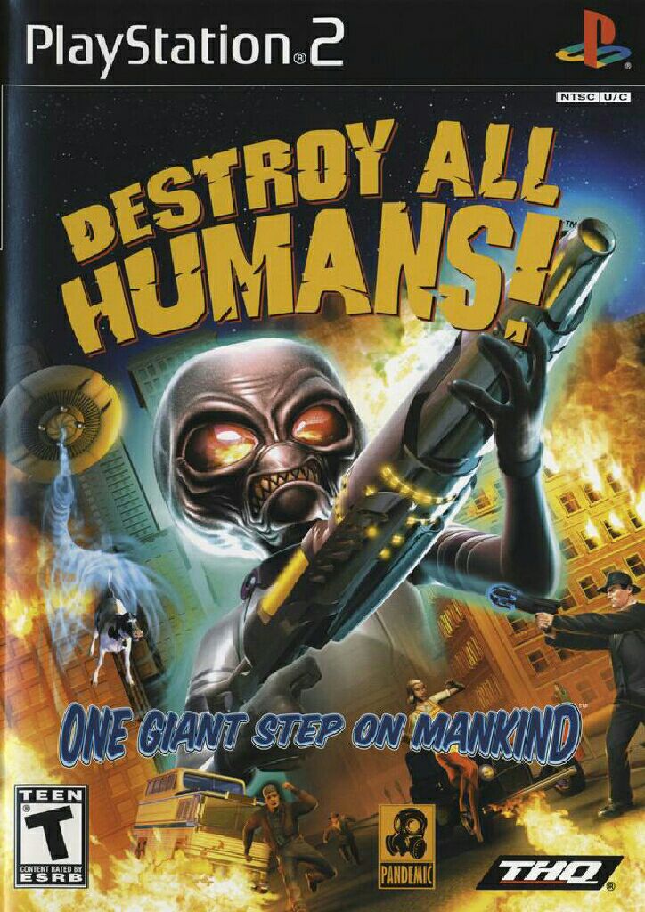 Destroy All Humans! - Sony PlayStation 2 (PS2) (THQ Nordic - 1) video game collectible [Barcode 4005209063951] - Main Image 1
