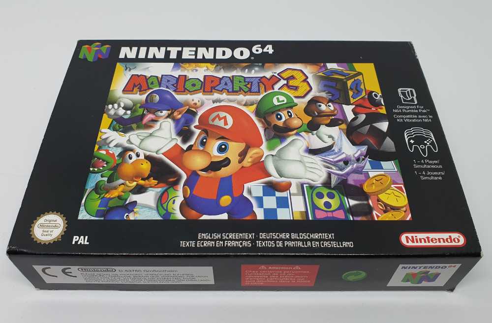 Mario Party 3 - Nintendo 64 (N64) (Nintendo - 4) video game collectible [Barcode 045496870898] - Main Image 4