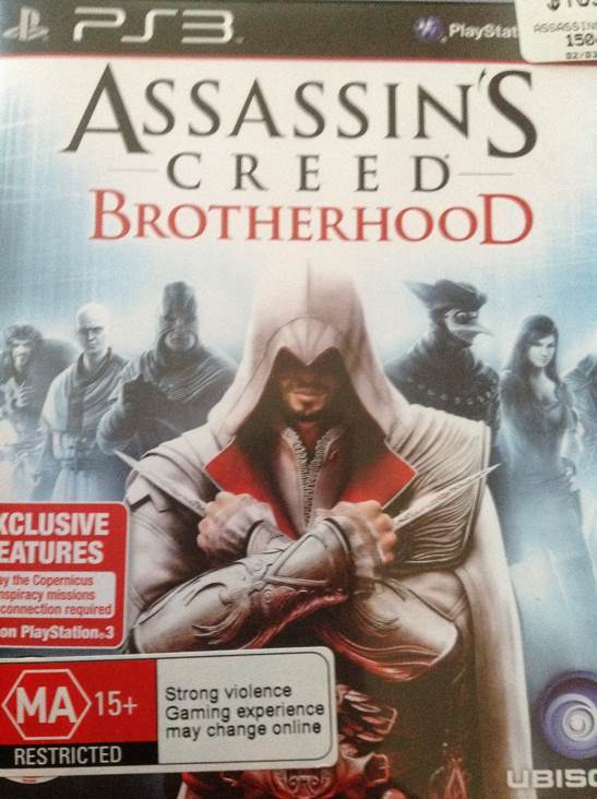Assassin’s Creed: Brotherhood - Sony PlayStation 3 (PS3) (Ubisoft Entertainment) video game collectible [Barcode 3307211987067] - Main Image 1