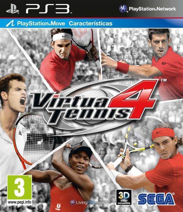 Virtua Tennis 4 - Sony PlayStation 3 (PS3) (Deportes) video game collectible [Barcode 5055277010875] - Main Image 2