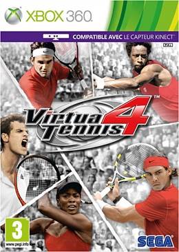 Virtua Tennis 4 - Microsoft Xbox 360 (1-4) video game collectible [Barcode 5055277010950] - Main Image 1