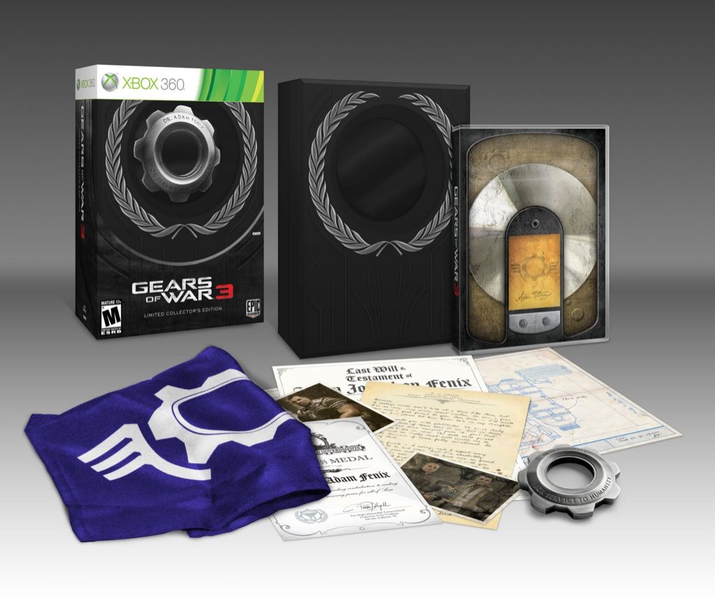 Gears Of War 3 Collectors Edition - Microsoft Xbox 360 (Microsoft Game Studios - 4) video game collectible [Barcode 885370212860] - Main Image 2