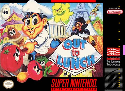 Out To Lunch - Nintendo Super Nintendo Entertainment System (SNES) video game collectible - Main Image 1