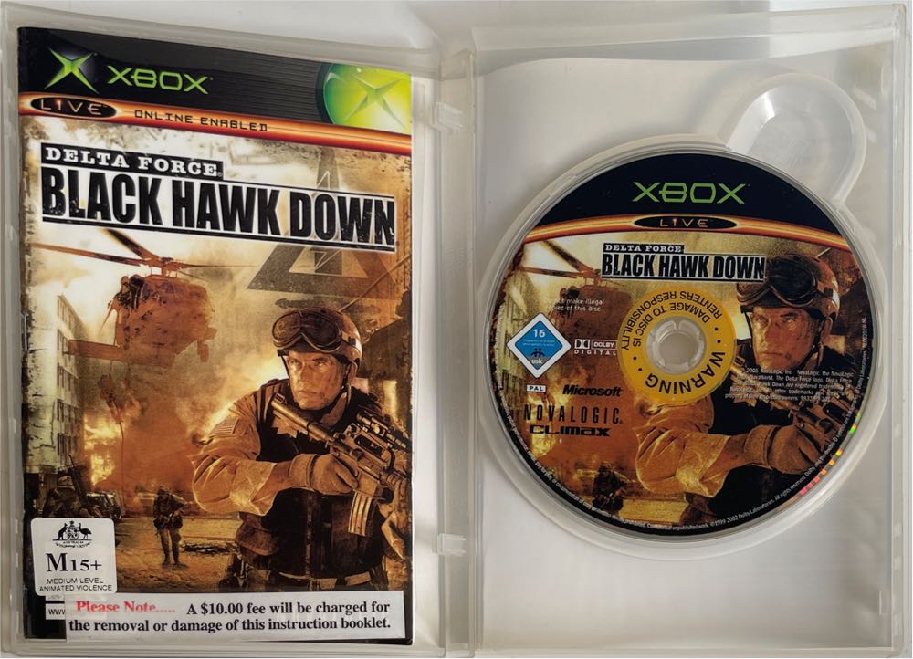 Delta Force: Black Hawk Down - Microsoft Xbox (1-4) video game collectible [Barcode 020626858939] - Main Image 3