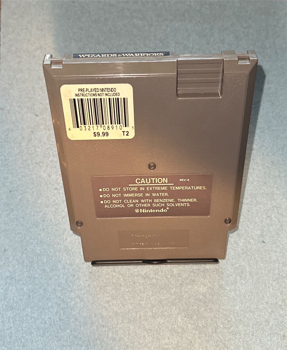 Wizards & Warriors - Nintendo Entertainment System (NES) video game collectible - Main Image 4
