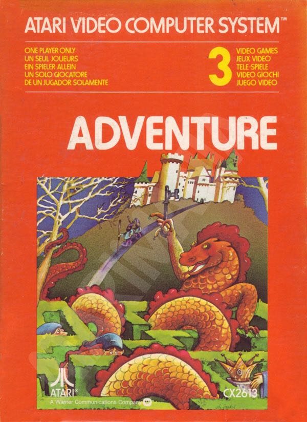 Adventure - Atari 2600 (Atari - 1) video game collectible - Main Image 2
