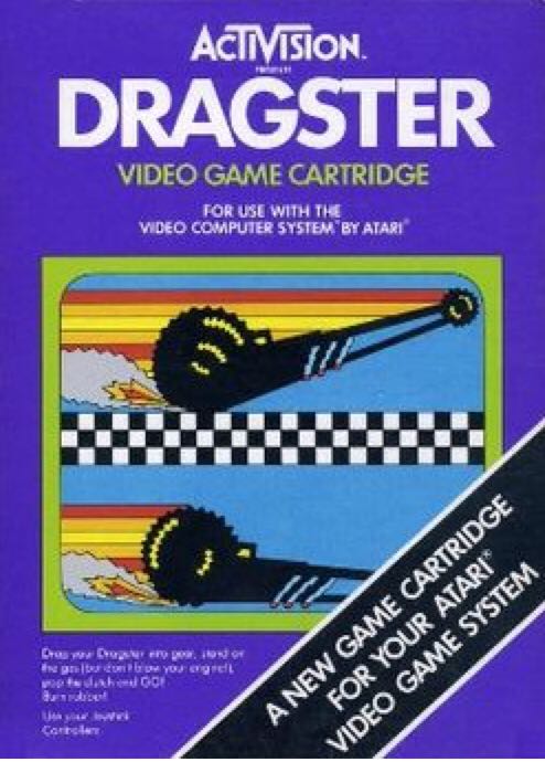Dragster - Atari 2600 video game collectible - Main Image 1