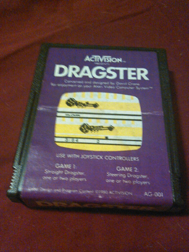 Dragster - Atari 2600 (Activision) video game collectible - Main Image 1