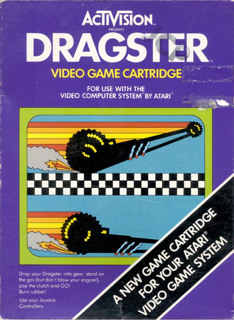 Dragster - Atari 2600 (Activision - 2) video game collectible - Main Image 1