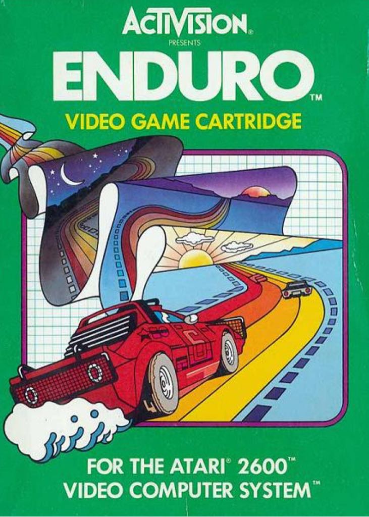 Enduro - Atari 2600 (Activision) video game collectible - Main Image 1