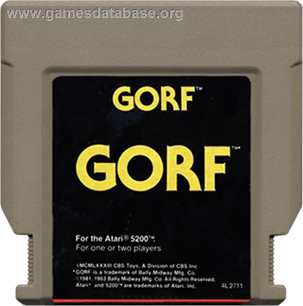 Gorf - Atari 5200 video game collectible - Main Image 2