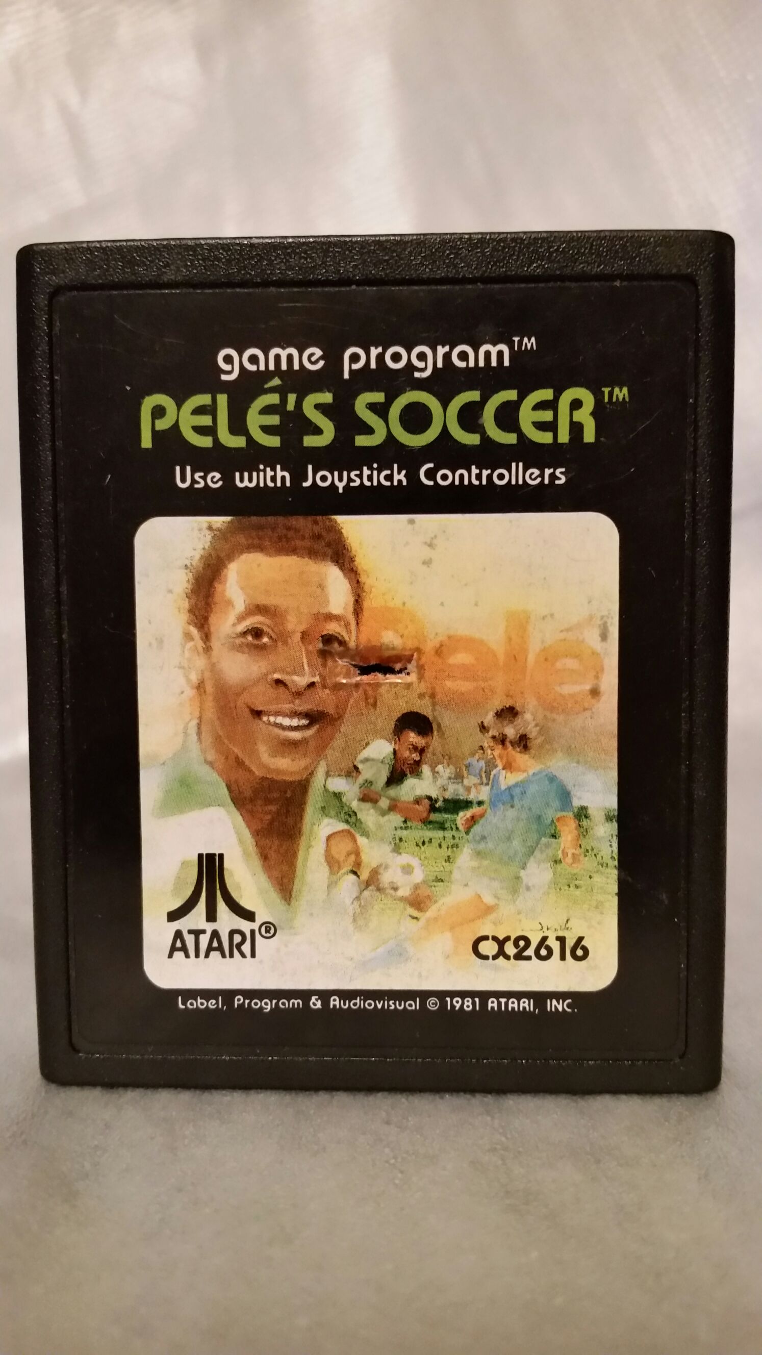 Pele’s Soccer - Atari 2600 video game collectible - Main Image 1