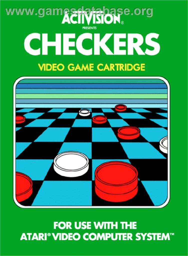Video Checkers - Atari 2600 video game collectible - Main Image 1