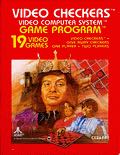 Video Checkers - Atari 2600 video game collectible - Main Image 1