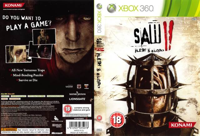 Saw II: Flesh & Blood - Microsoft Xbox 360 video game collectible [Barcode 02298030] - Main Image 2