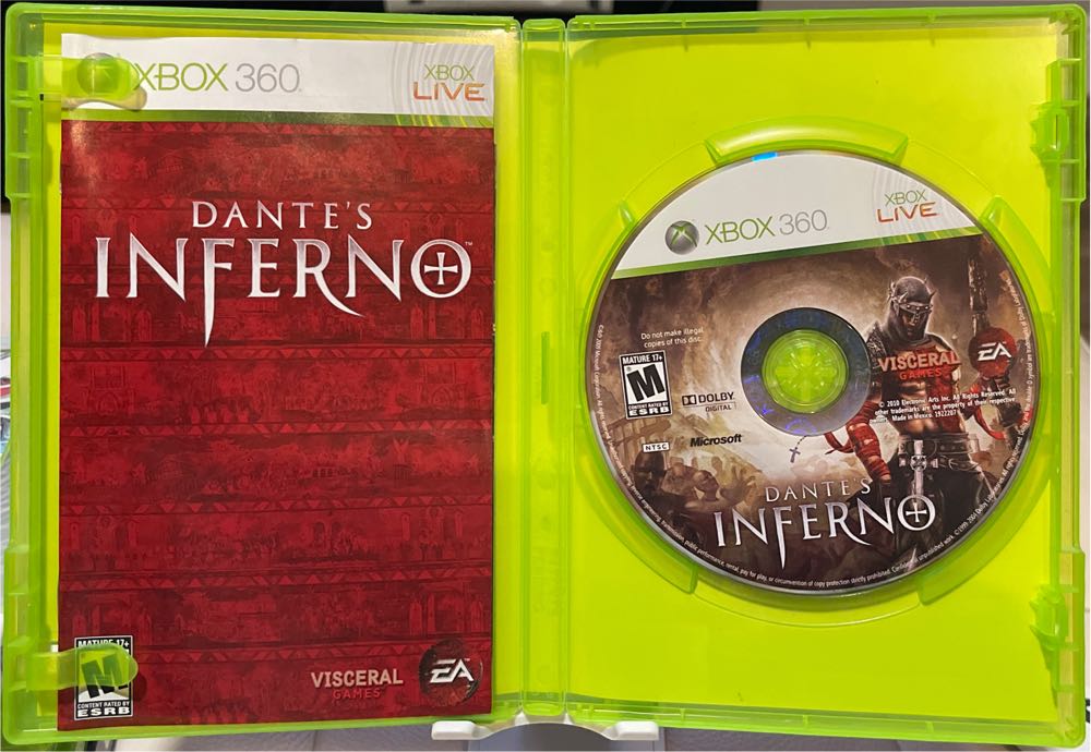 Dante’s Inferno - Microsoft Xbox 360 (Electronic Arts - 1) video game collectible [Barcode 014633192223] - Main Image 3