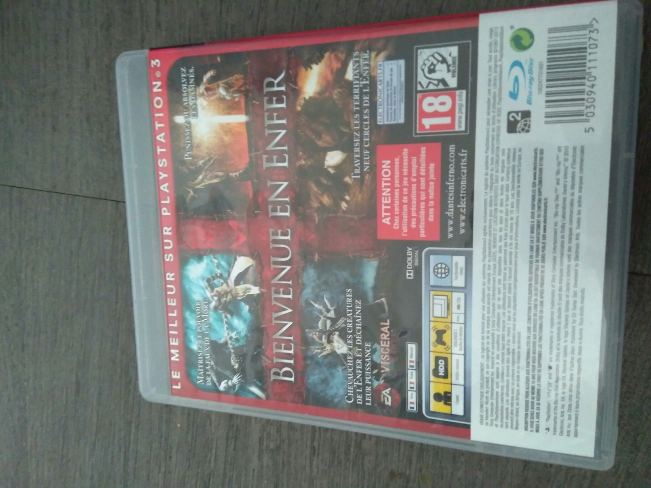 Dante’s Inferno - Sony PlayStation 3 (PS3) (1) video game collectible [Barcode 5030940111073] - Main Image 2