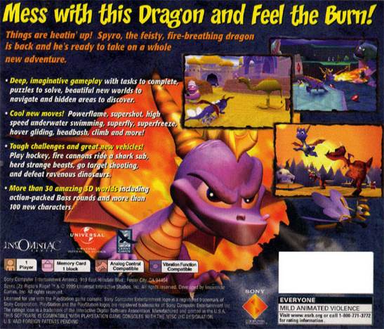 Spyro 2: Ripto’s Rage - Sony PlayStation video game collectible - Main Image 2