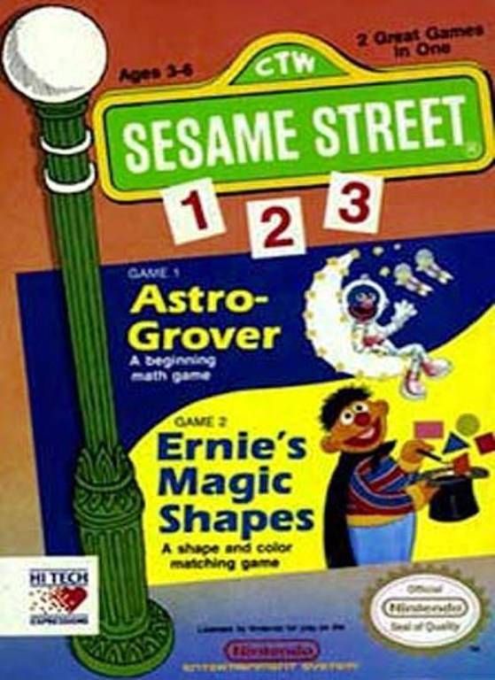 Sesame Street 123 - Nintendo Entertainment System (NES) video game collectible - Main Image 1