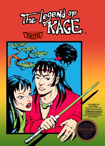 The Legend Of Kage - Nintendo Entertainment System (NES) video game collectible - Main Image 1