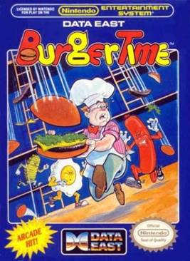 BurgerTime - Nintendo Entertainment System (NES) (Data East - 2) video game collectible - Main Image 1
