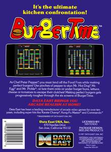 BurgerTime - Nintendo Entertainment System (NES) (Data East) video game collectible - Main Image 2