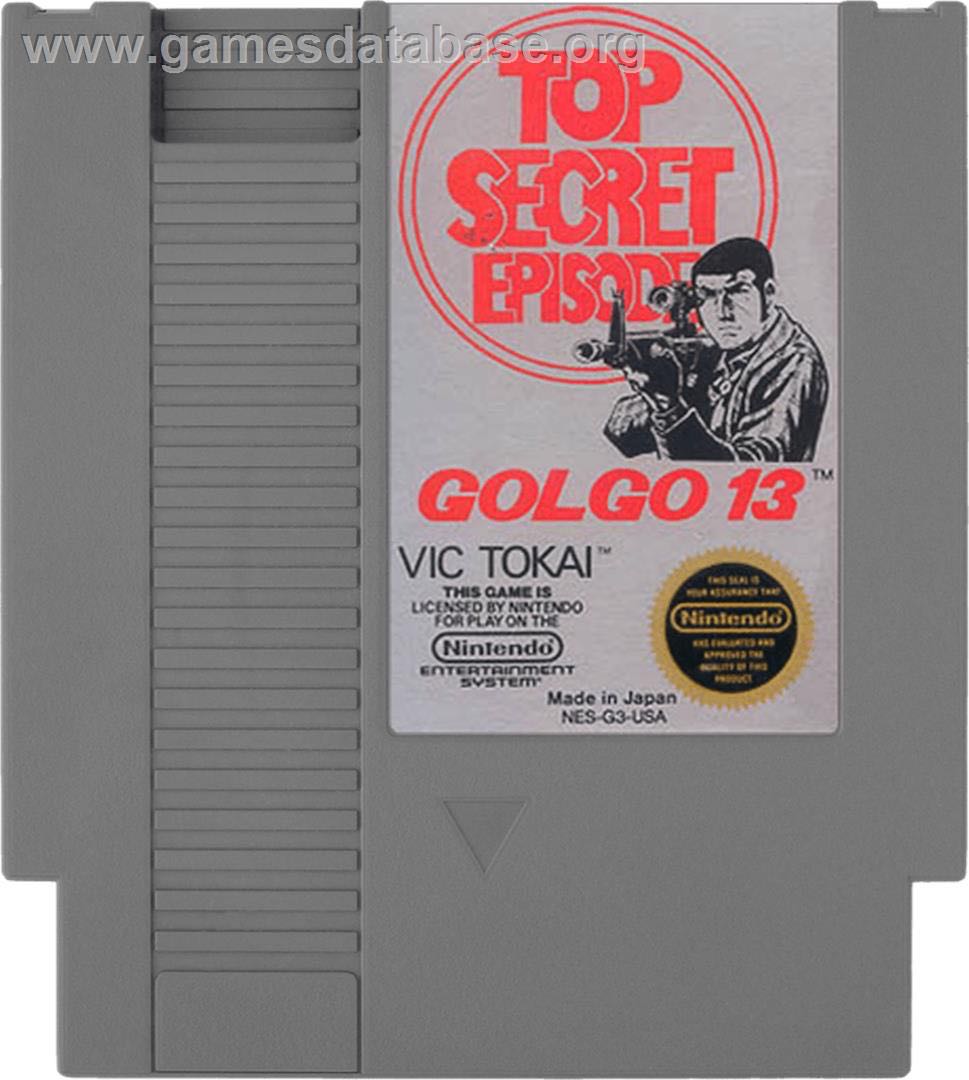 Golgo 13: Top Secret Episode - Nintendo Entertainment System (NES) (Vic Tokai - 1) video game collectible [Barcode 0034912784512] - Main Image 3