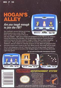 Hogan’s Alley - Nintendo Entertainment System (NES) (Nintendo - 1) video game collectible [Barcode 0454966430034] - Main Image 2