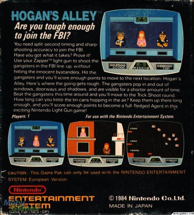 Hogan’s Alley - Nintendo Entertainment System (NES) video game collectible - Main Image 2