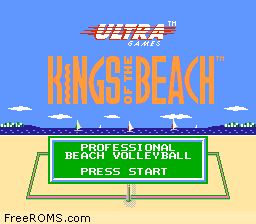 Kings of the Beach - Nintendo Entertainment System (NES) video game collectible - Main Image 2