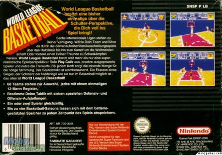 NCAA Basketball - Nintendo Super Nintendo Entertainment System (SNES) (Nintendo - 2) video game collectible - Main Image 2