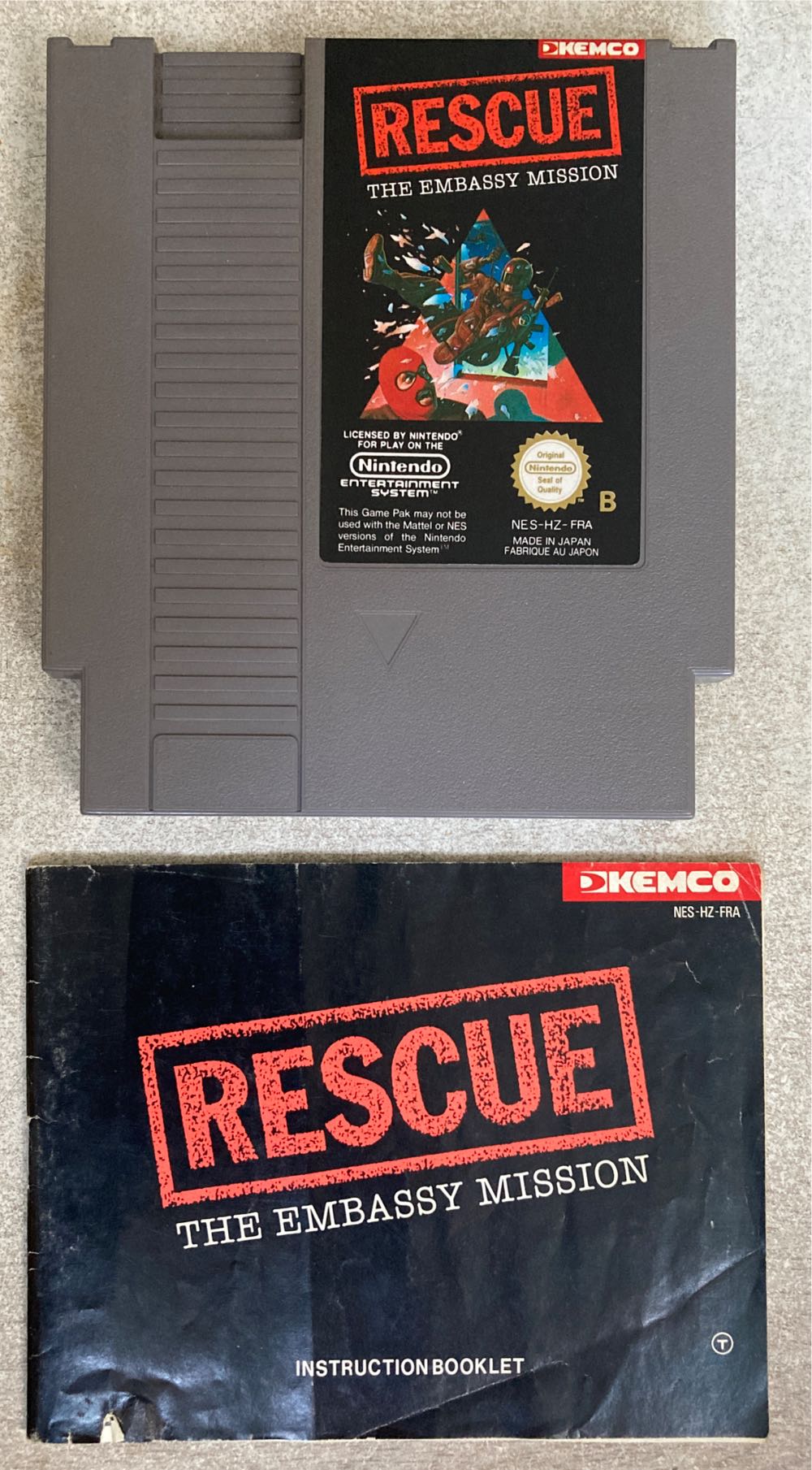 Rescue: The Embassy Mission - Nintendo Entertainment System (NES) (Infogrames - 1) video game collectible [Barcode 044499000080] - Main Image 4