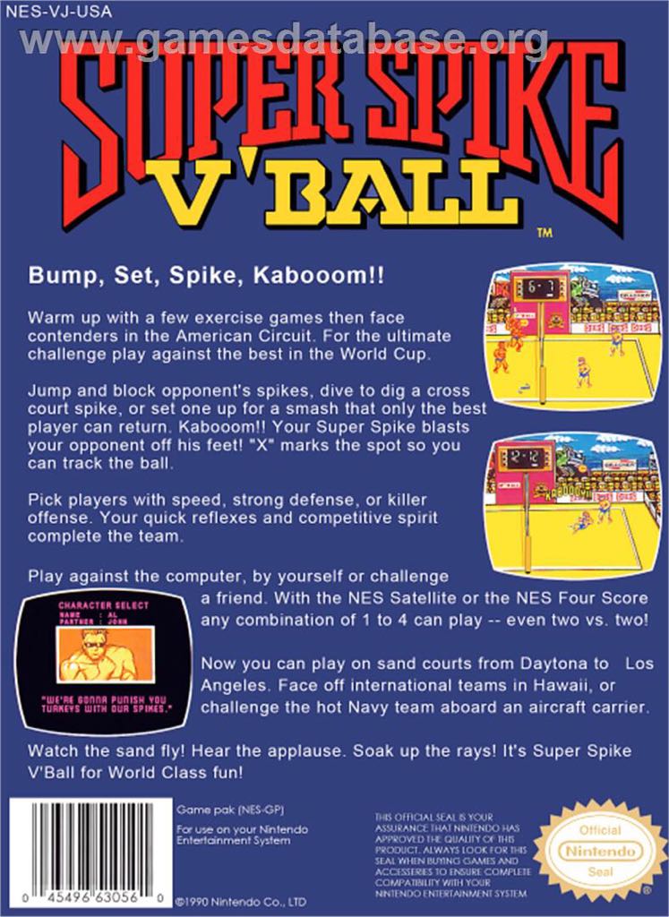Super Spike V’Ball / Nintendo World Cup - Nintendo Entertainment System (NES) (1983, Nintendo) video game collectible - Main Image 2