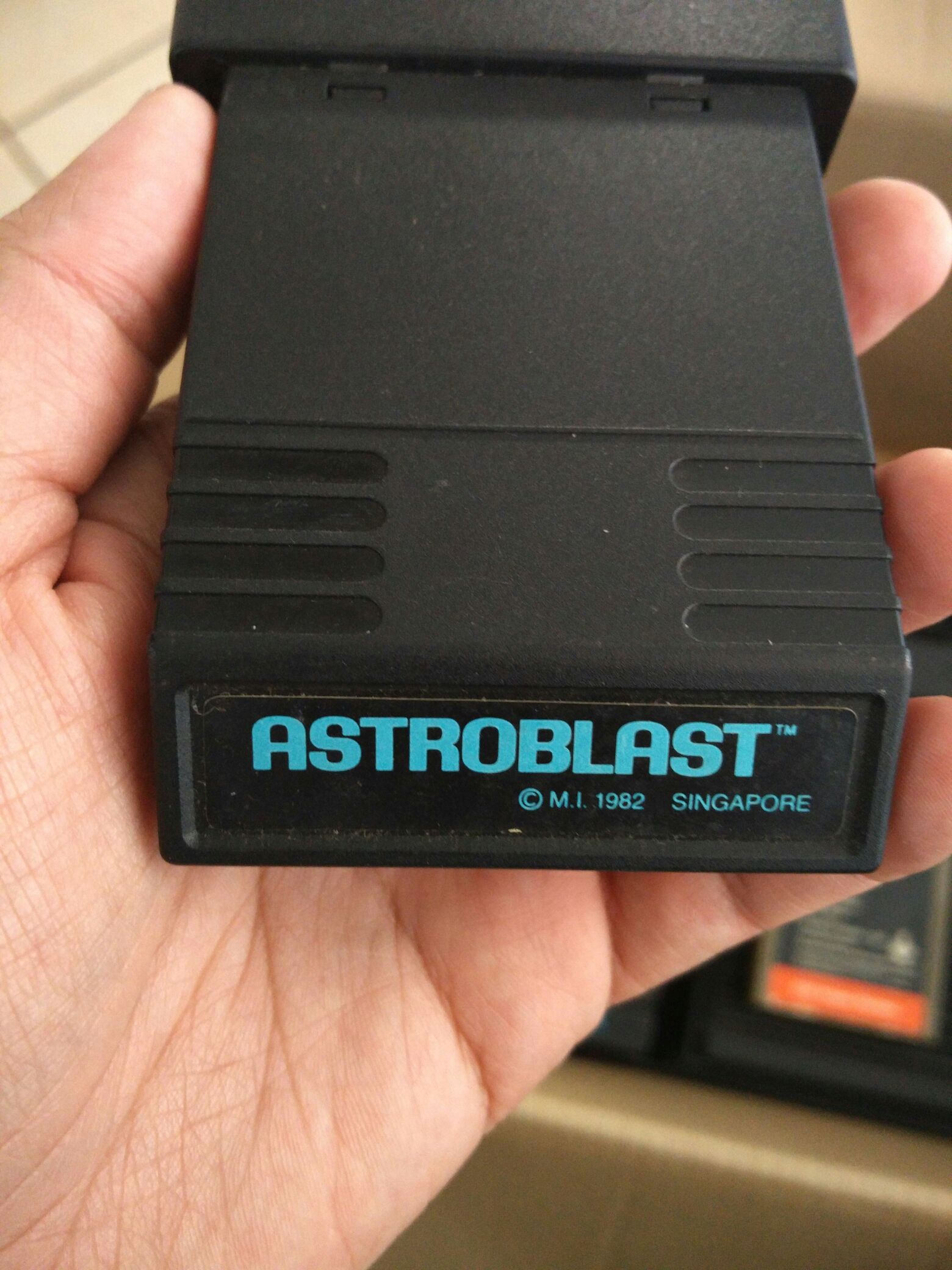 Astroblast - Atari 2600 video game collectible - Main Image 1