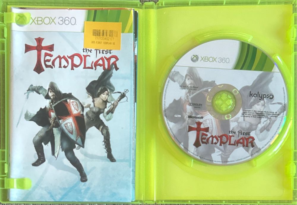 First Templar, The (Slip cover) - Microsoft Xbox 360 (2) video game collectible [Barcode 4260089414051] - Main Image 3
