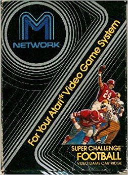Super Challenge Football - Atari 2600 video game collectible - Main Image 1