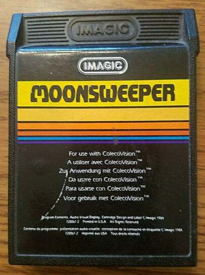 Moonsweeper - Colecovision (Imagic) video game collectible - Main Image 3