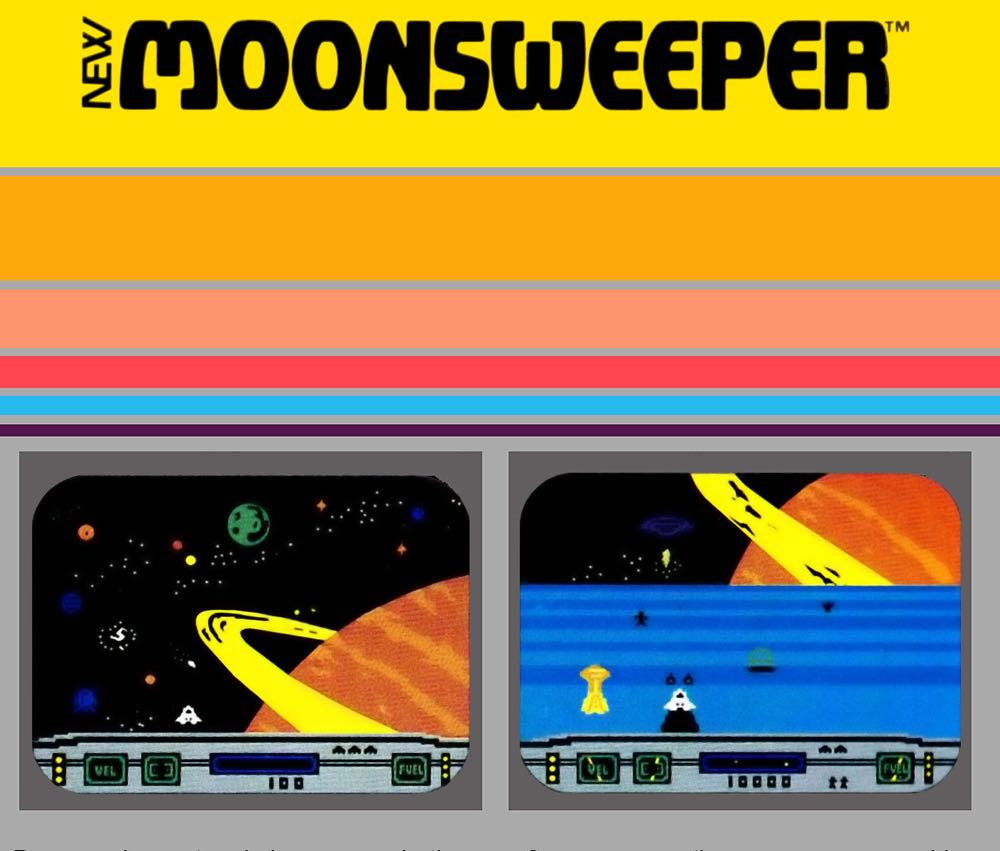 Moonsweeper - Colecovision (Imagic) video game collectible - Main Image 4