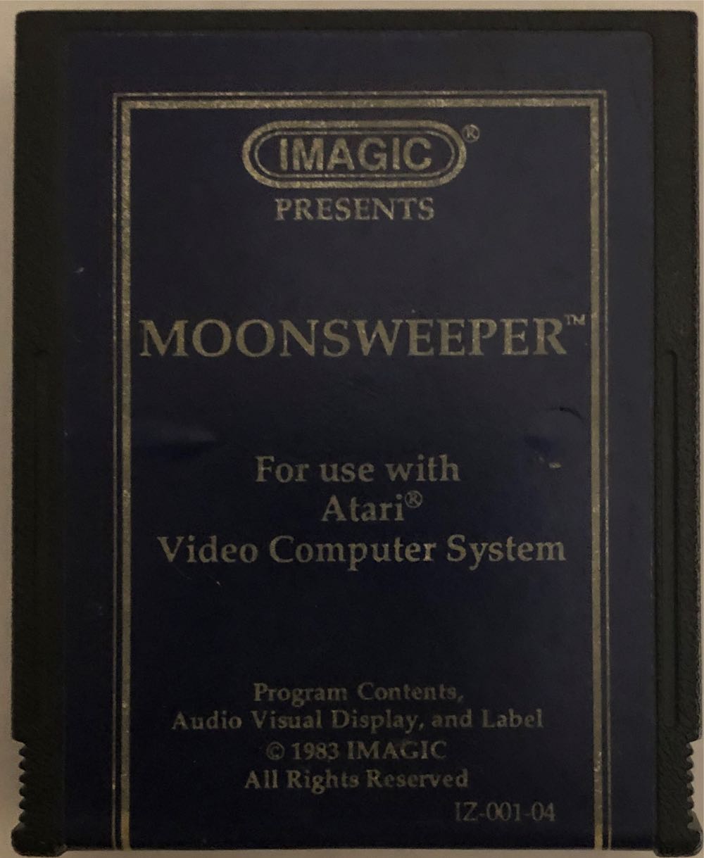 Moonsweeper - Atari 2600 (Imagic) video game collectible - Main Image 3