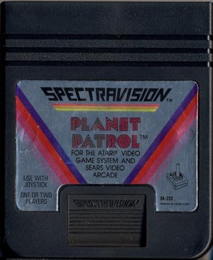Planet Patrol - Atari 2600 video game collectible - Main Image 1
