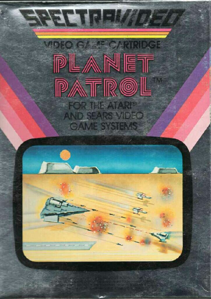 Planet Patrol - Atari 2600 video game collectible - Main Image 1